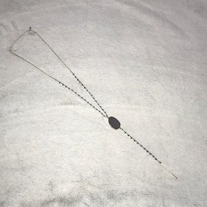 Grey/Gold long necklace